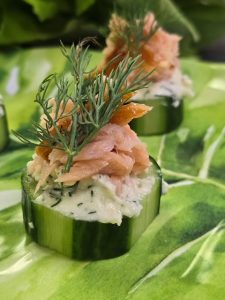 Smoked Salmon with Lemon-Dill Infused Mascarpone