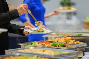 buffet setup